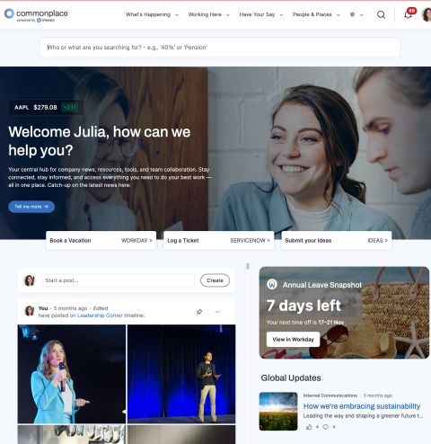 Common Place Homepage v2