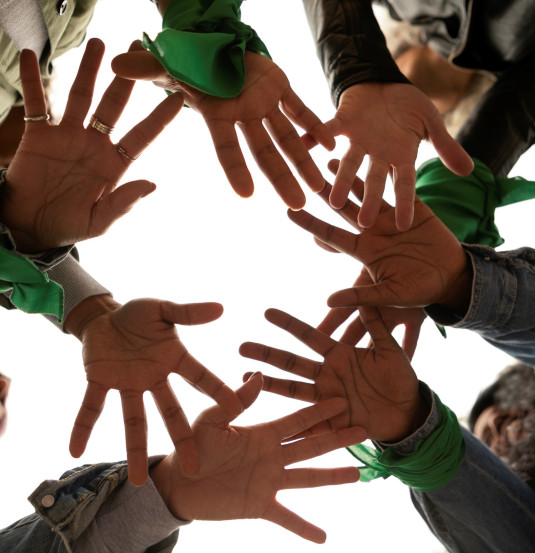 Advent hands people