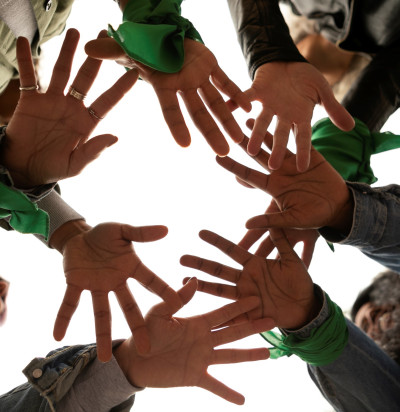 Advent hands people