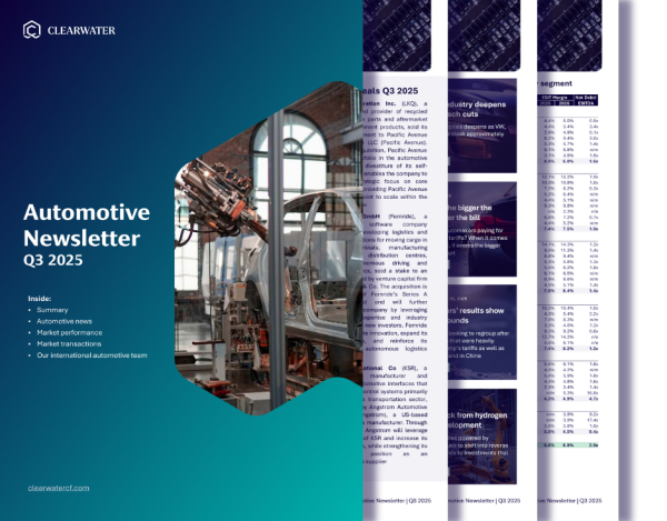 Clearwater Automotive Newsletter Q3 2025