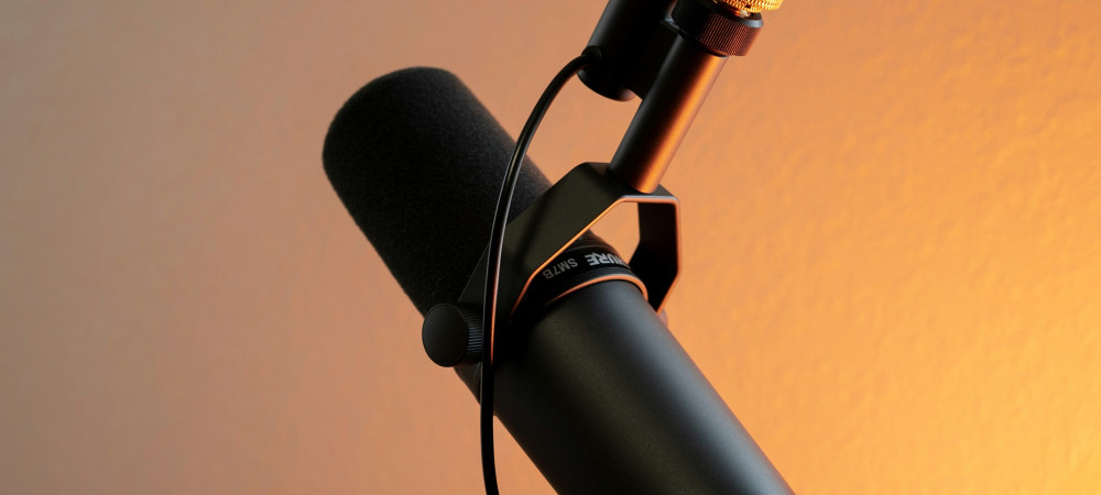microphone podcast