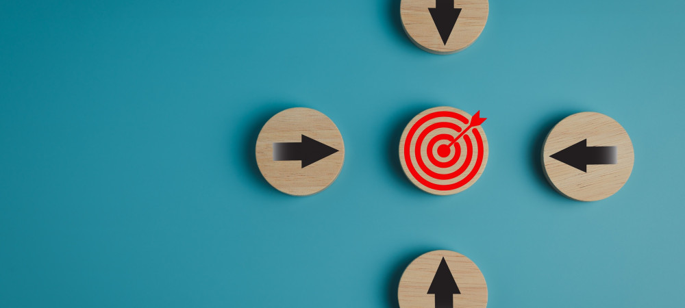 blue arrows one target