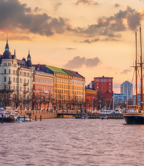 Helsinki skyline