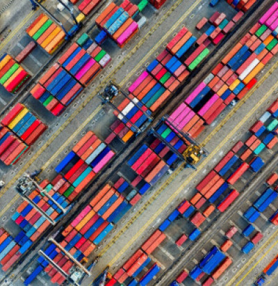 shipping containers yard