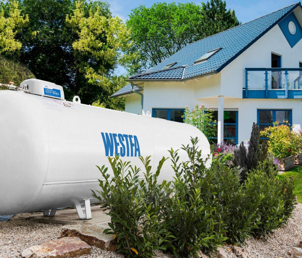 WESTFA Fluessiggas Tank weiss 