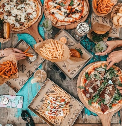 Brodernas food burger pizza