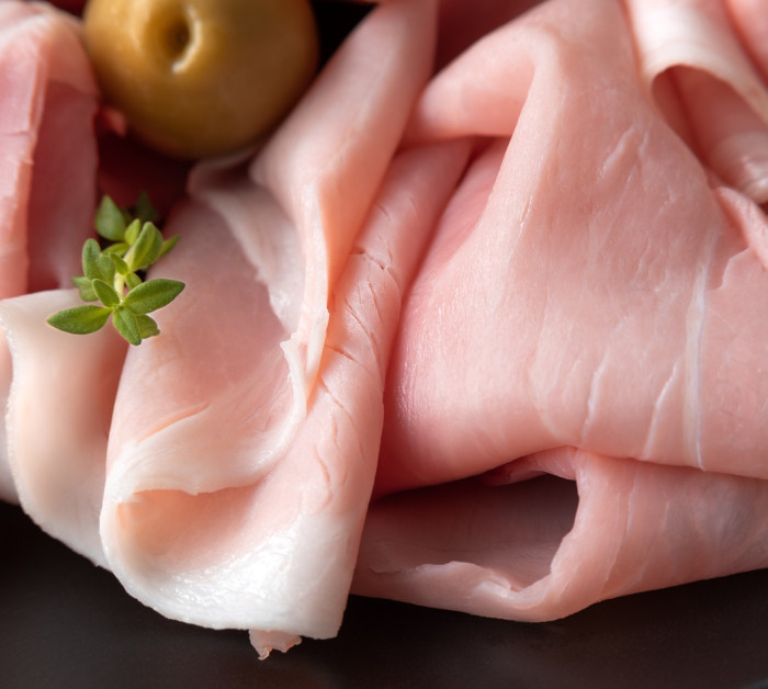 prosciutto cotto delicious typical italian pork
