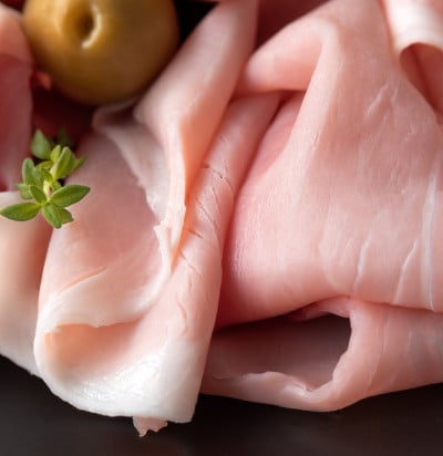 prosciutto cotto delicious typical italian pork