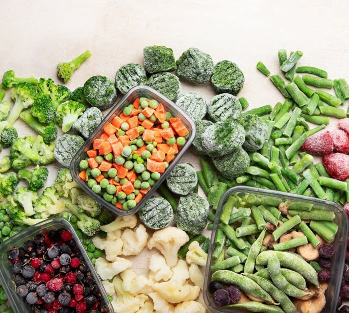 set foods winter various frozen vegetables