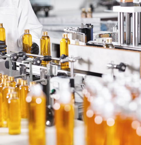 production factory bottles
