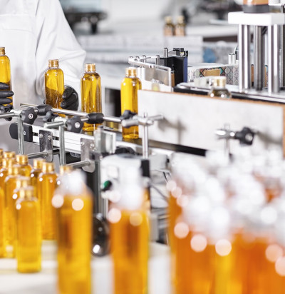 production factory bottles