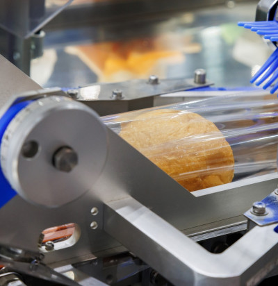 baked bread food grade plastic bag production