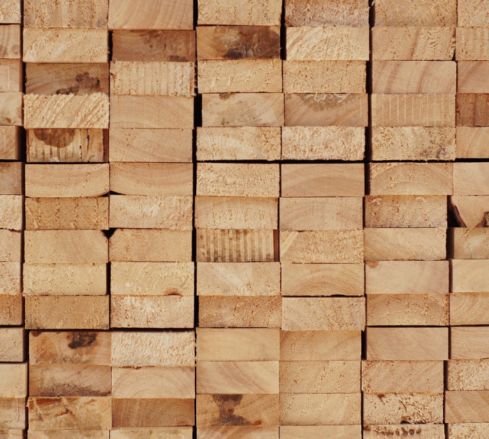 cross section arranged timber brown wood