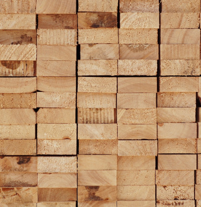 cross section arranged timber brown wood