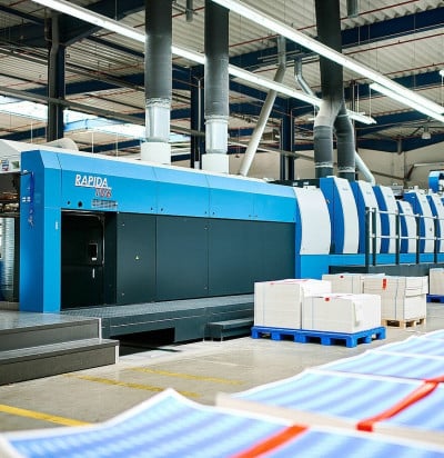 packaging folding boxes machine