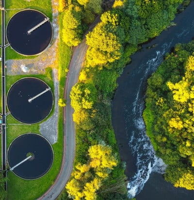 water treatment plant river