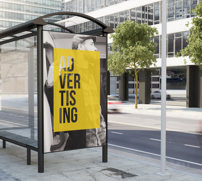 Digital advertising screen