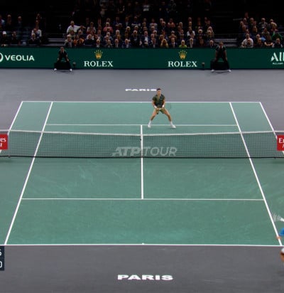 uniqFEED tennis court advertising
