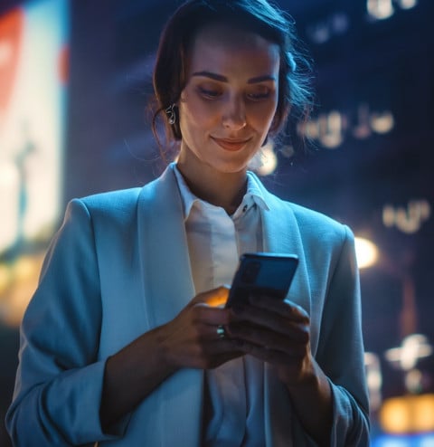 woman phone communication