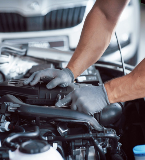 auto mechanic working garage repair service