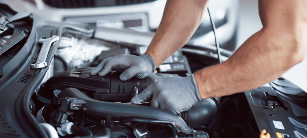auto mechanic working garage repair service