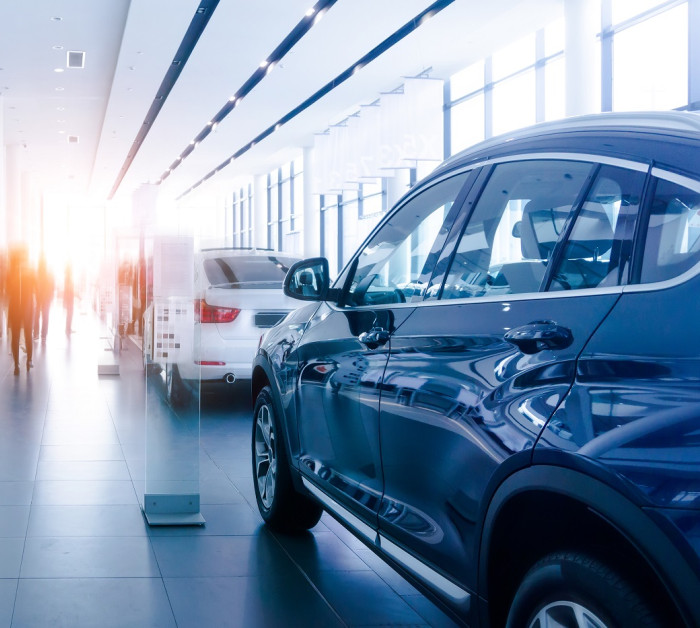 car showroom