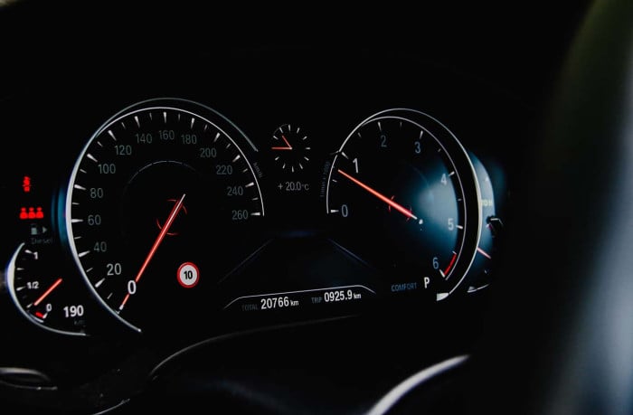 Car speeding