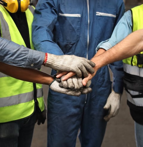 group-technician-engineer-worker-protective-uniform