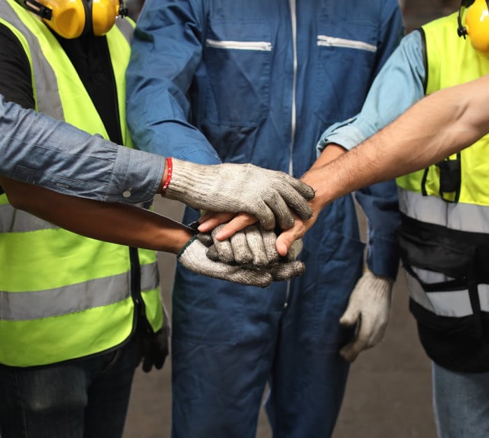 group-technician-engineer-worker-protective-uniform