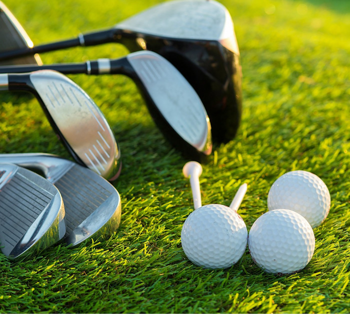 golfing