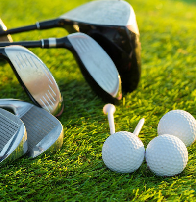golfing
