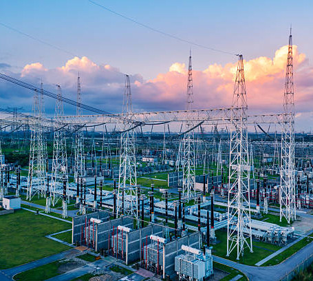 high voltage substation