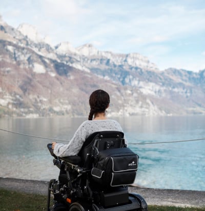 SKS Rehab woman in a wheelchair