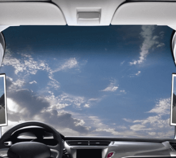 A Plus car window