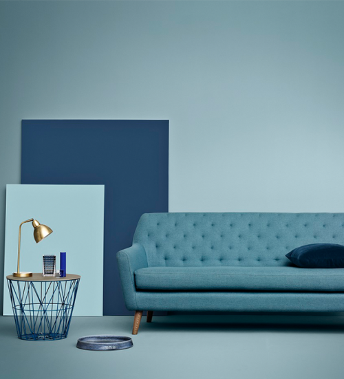 L2M blue sofa
