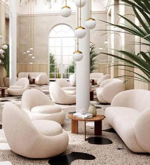 L2M white sofas