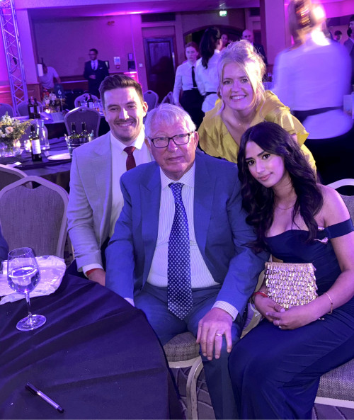 Clearwater team at Sir Alex Ferguson charity event