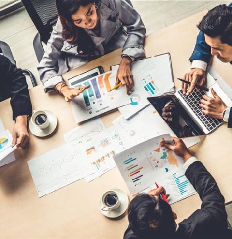 People in a meeting