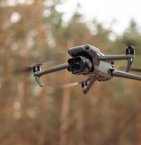 Drone in the field