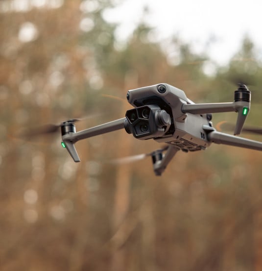 Drone in the field