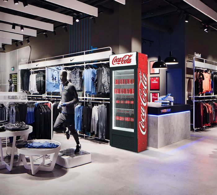modern sporting goods store
